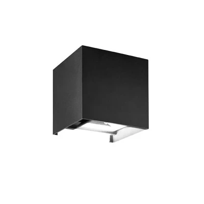Φωτιστικό LED επίτοιχο COB LUMINAIRE 6W  δέσμης 0-120° 3.000K με θερμό χρώμα φωτός435LM  σε γκρι χρώμα  IP54 κατάλληλο για εξωτερικό χώρο 