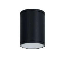 Φωτιστικό σποτ E27 PAR30 στρόγγυλο οροφής 230V AC σε μαύρο χρώμα IP65 κατάλληλο για εξωτερικό χώρο 