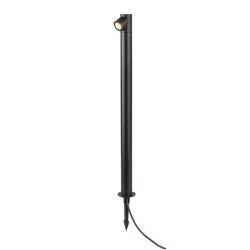 Φωτιστικό δαπέδου LED COB καρφωτό 5W 230V AC με θερμό χρώμα φωτός 3000Κ 240lm σε γκρι χρώμα IP65