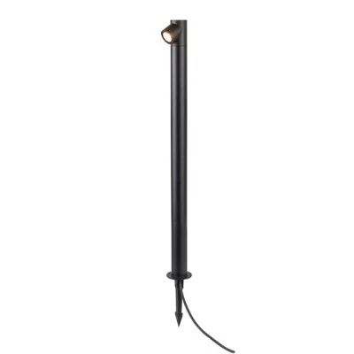Φωτιστικό δαπέδου LED COB καρφωτό 5W 230V AC με θερμό χρώμα φωτός 3000Κ 240lm σε γκρι χρώμα IP65