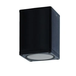 Φωτιστικό σποτ οροφής με ντουί E27 PAR30 MAX35W τετράγωνο 230VAC σε μαύρο χρώμα IP65 κατάλληλο για εξωτερικό χώρο Φωτιστικό σποτ οροφής με ντουί E27 PAR30 MAX35W τετράγωνο 230VAC σε μαύρο χρώμα IP65 κατάλληλο για εξωτερικό χώρο