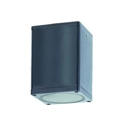 Φωτιστικό σποτ οροφής τετράφωνο E27 PAR30 MAX35W 230V AC σε σκούρο γκρι χρώμα IP65 κατάλληλο για εξωτερικό χώρο Φωτιστικό σποτ οροφής τετράφωνο E27 PAR30 MAX35W 230V AC σε σκούρο γκρι χρώμα IP65 κατάλληλο για εξωτερικό χώρο