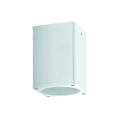 Φωτιστικό σποτ οροφής τετράφωνο E27 PAR30 MAX35W 230V AC σε λευκό-matt χρώμα IP65 κατάλληλο για εξωτερικό χώρο Φωτιστικό σποτ οροφής τετράφωνο E27 PAR30 MAX35W 230V AC σε λευκό-matt χρώμα IP65 κατάλληλο για εξωτερικό χώρο