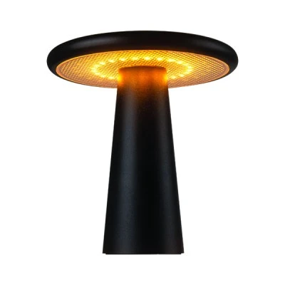 Επιτραπέζιο φωτιστικό LED SMD LUMINAIRE με μπαταρία  2W 190LM 2.200-3.000K  θερμό φως δέσμης 335° σε μαύρο matt για εξωτερικό χώρο IP65