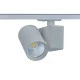 Φωτιστικό ράγας LED 4 καλωδίων 230VAC 20W σε ενδιάμεσο χρώμα φωτός 4000K 2100lm & δέσμη 34° σε γκρι χρώμα