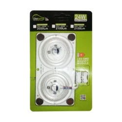 Πλακέτα LED SMD MAGNET MODULE 24W 230V AC 2050lm 160° θερμό χρώμα φωτός 3000K Ra80