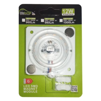 Πλακέτα LED SMD MAGNET MODULE 12W 230VAC 960LM με δέσμη160° θερμό χρώμα φωτός 3000K Ra80 Πλακέτα LED SMD MAGNET MODULE 12W 230VAC 960LM με δέσμη160° θερμό χρώμα φωτός 3000K Ra80
