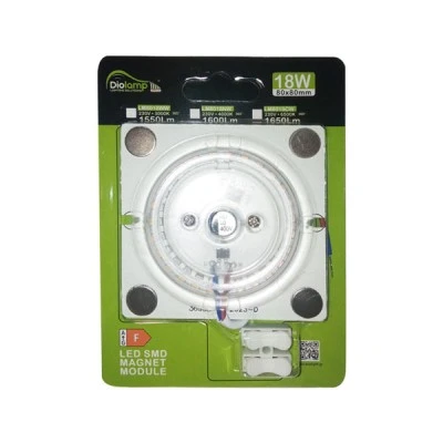 Πλακέτα LED SMD MAGNET MODULE 18W 230VAC 1600lm 160° με ενδιάμεσο χρώμα φωτός 4000K Ra80