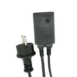 Μηχανισμός δικάναλου LED φωτοσωλήνα max 20m με μήκος καλωδίου 1.5m στεγανός IP44
