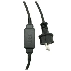 Καλώδιο με Φις LED δικάναλου φωτοσωλήνα ΙP44 & μήκος καλωδίου 1.5m