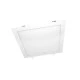 Φωτιστικό LED SLIM PANEL για χωνευτή τοποθέτηση τετράγωνο λευκό χρώμα 14W με θερμό χρώμα φωτός 3000K 950Lm 230V με διάσταση 172X172mm