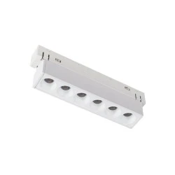 Mαγνητικό γραμμικό φωτιστικό LED OSRAM 48V DC 6W με θερμό χρώμα φωτός 3000K 500LM δέσμης 36° & μήκος 112mm