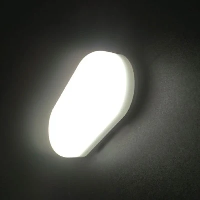 Φωτιστικό LED επίτοιχο σε λευκό χρώμα  230V AC 12W 1070lm με ενδιάμεσο χρώμα φωτός 4000K δέσμης 180° κατάλληλο για εξωτερικό χώρο IP66