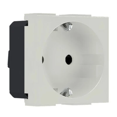 Πρίζα σούκο MODYS ιβουάρ 2 στοιχείων 2P+E 16A 250VAC IP20