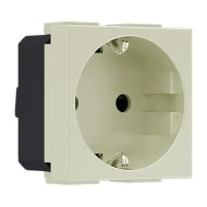 Πρίζα σούκο ασφαλείας MODYS 2 στοιχείων 2P+E 16A 250VAC IP20 σε ιβουάρ 