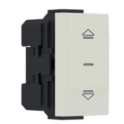 Μπουτόν ρολών MODYS ιβουάρ 1 στοιχείου 2P 10A 250VAC IP20