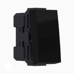 Διακόπτης MODYS απλός σε μαύρο ματ χρώμα 1 ΣΤ 1P 10AX 250VAC IP20 για χωνευτή τοποθέτηση 