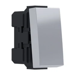 Διακόπτης MODYS απλός ασημί 1 στοιχείου 1P 10AX 250VAC IP20