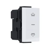 Μπουτόν MODYS ρολών λευκό 1 στοιχείου 2 επαφών 10A 250VAC IP20