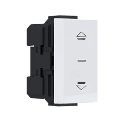 Μπουτόν MODYS ρολών λευκό 1 στοιχείου 2 επαφών 10A 250VAC IP20