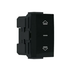 Μπουτόν ρολλω΄ν MODYS σε ανθρακί χρώμα  10A 250VAC IP20 ενός στοιχείου δύο επαφών