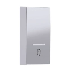 Πλήκτρο MODYS με ένδειξη και σύμβολο BOILER ενός στοιχείου σε ασημί χρώμα 