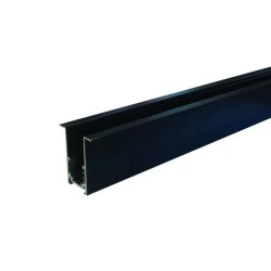 Μαγνητική ράγα για χωνευτή τοποθέτηση  48V DC μήκους 2m σε μαύρο matt χρώμα
