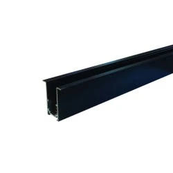 Μαγνητική ράγα για χωνευτή τοποθέτηση 48V DC 3m σε μαύρο ματ χρώμα
