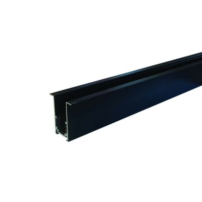 Μαγνητική ράγα για χωνευτή τοποθέτηση 48V DC 3m σε μαύρο ματ χρώμα