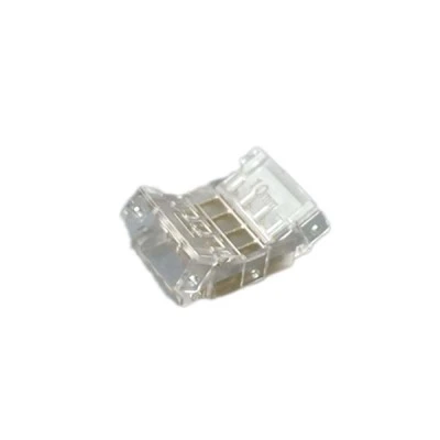 Eνδιάμεσος σύνδεσμος για led RGB ταινία 5050 με πλάτος 10mm διάφανος Eνδιάμεσος σύνδεσμος για led RGB ταινία 5050 με πλάτος 10mm διάφανος