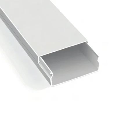 Κανάλι διανομής καλωδίων από PVC με διάσταση 100X40mm σε λευκό χρώμα