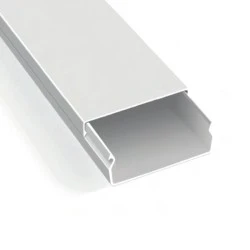 Κανάλι διανομής καλωδίων από PVC με διάσταση 100X60mm σε λευκό χρώμα