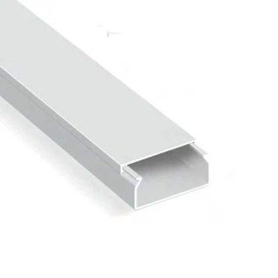 Κανάλι διανομής καλωδίων από PVC με διάσταση 40X25mm σε λευκό χρώμα Κανάλι διανομής καλωδίων από PVC με διάσταση 40X25mm σε λευκό χρώμα
