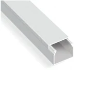Κανάλι διανομής καλωδίων από PVC με διάσταση 40X40mm σε λευκό χρώμα