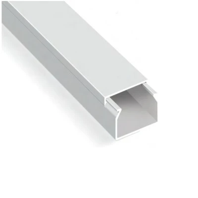 Κανάλι διανομής καλωδίων από PVC με διάσταση 40X40mm σε λευκό χρώμα
