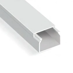 Κανάλι διανομής καλωδίων από PVC με διάσταση 60X60mm σε λευκό χρώμα
