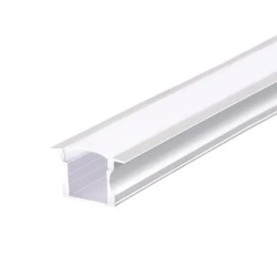 Προφίλ αλουμινίου HAZEL P115U με οπάλ κάλυμμα 2m/pc με εξωτερική διάσταση 17.2x14.2x24mm