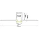 Προφίλ αλουμινίου γυψοσανίδας LATE ULTRA MINI P129N 12x47.8mm χωνευτό με οπάλ κάλυμμα για λωρίδες και ταινίες 2m/pc Προφίλ αλουμινίου γυψοσανίδας LATE ULTRA MINI P129N 12x47.8mm χωνευτό με οπάλ κάλυμμα για λωρίδες και ταινίες 2m/pc