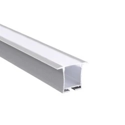 Προφίλ αλουμινίου GENO P171 36x27.6mmγια χωνευτή τοποθέτηση με οπάλ κάλυμμα για λωρίδες LED