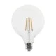 Διακοσμητική λάμπα LED FILAMENT E27 G125 10W ψυχρό χρώμα φωτός 2700K 1220LM με διάφανο κάλυμμα