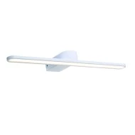 Φωτιστικό LED επίτοιχο μπάνιου 16W σε θερμό χρώμα φωτός 4000K 1040LM λευκό μεταλλικό IP44  με διάσταση 50Χ12Χ4CM 