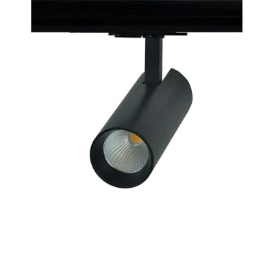 Φωτιστικό LED σποτ ράγας 2 καλωδίων 10W 4000K ενδιάμεσο φως 1050lm 36° με διάσταση Φ55x153mm σε αμμώδες μαύρο χρώμα Φωτιστικό LED σποτ ράγας 2 καλωδίων 10W 4000K ενδιάμεσο φως 1050lm 36° με διάσταση Φ55x153mm σε αμμώδες μαύρο χρώμα