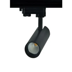 Φωτιστικό ράγας LED 4 καλωδίων 230VAC 10W με ενδιάμεσο χρώμα φωτός 4000K 1050lm 36°σε μαύρο χρώμα
