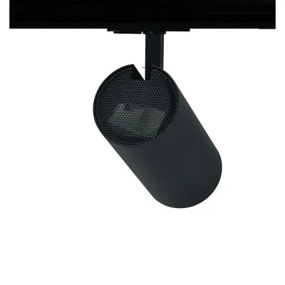 Φωτιστικό σποτ LED ράγας 230VAC 2 καλωδίων 27W 3000K  36° 3120lm με διάσταση Φ74x170mm μαύρο χρώμα 
