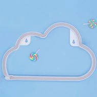 Σύννεφο 48 NEON LED λαμπάκια με μπαταρία (3xAA)/USB θερμό λευκό φως IP20 29.5x2x18.5cm