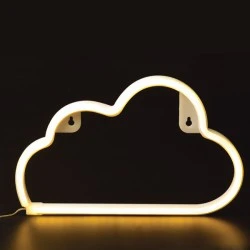 Σύννεφο 48 NEON LED λαμπάκια με μπαταρία (3xAA)/USB θερμό λευκό φως IP20 29.5x2x18.5cm Σύννεφο 48 NEON LED λαμπάκια με μπαταρία (3xAA)/USB θερμό λευκό φως IP20 29.5x2x18.5cm