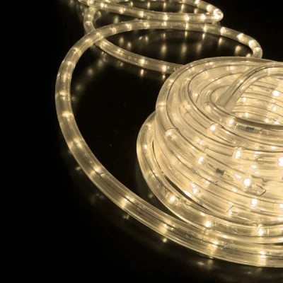 Φωτοσωλήνας LED δικάναλος σε θερμό φως 36LED/m 4,45 W/m 230V AC στεγανός IP44