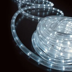 Φωτοσωλήνας δικάναλος LED 4,45 W/m σε ψυχρό χρώμα φωτός 36LED/m δυνατότητα κοπής ανά 2m IP44 στεγανός