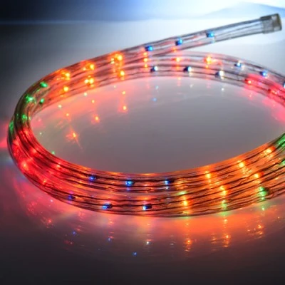 Φωτοσωλήνας LED δικάναλος πολύχρωμος 16,8 W/m με 36LED/m δυνατότητα κοπής ανά 2m μη στεγανός IP20