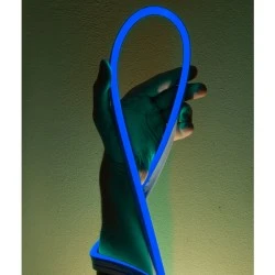 Φωτοσωλήνας Neon LED 6W/m 230V AC σε μπλε χρώμα φωτός μονοκάναλος με 100LED/m IP44 με τροφοδοσία καλωδίου 1,5m Φωτοσωλήνας Neon LED 6W/m 230V AC σε μπλε χρώμα φωτός μονοκάναλος με 100LED/m IP44 με τροφοδοσία καλωδίου 1,5m